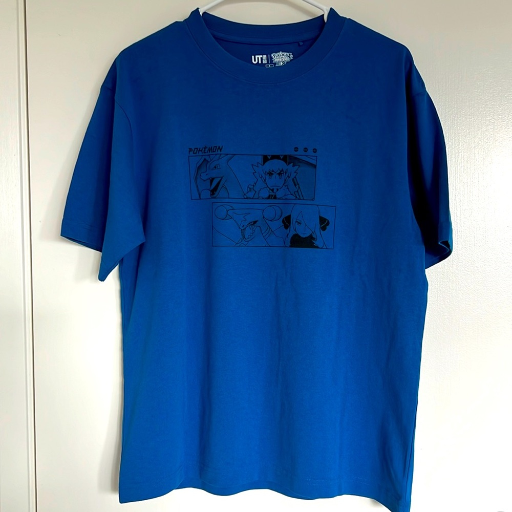 Uniqlo Blue‎ Pokémon Graphic Short Sleeve Tee